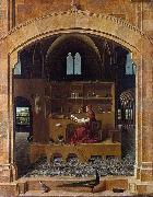 Antonello da Messina Saint Jerome in his Study (nn03) oil painting on canvas